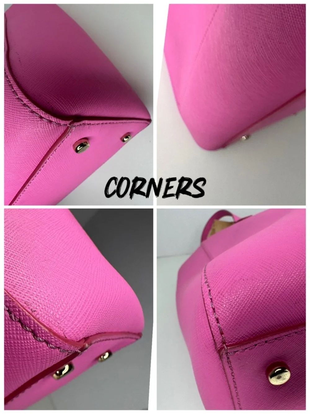 Kate Spade  Scalloped PINK Orange Papaya Tulip Cape Drive Tote  Bag & Wallet